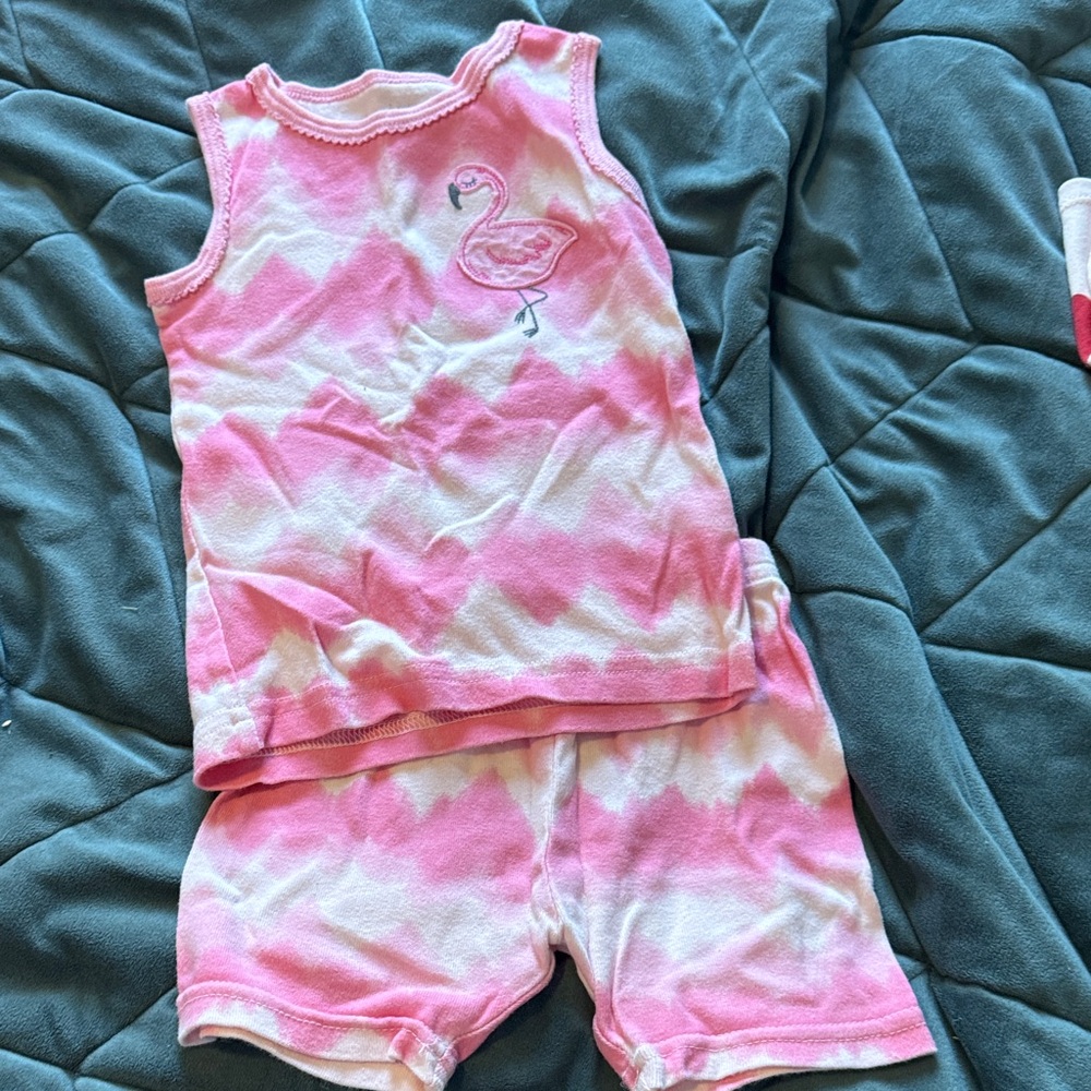 Pink Flamingo Kids Pajamas